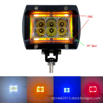 4 Inch Motorcycle Spot Light with DRL